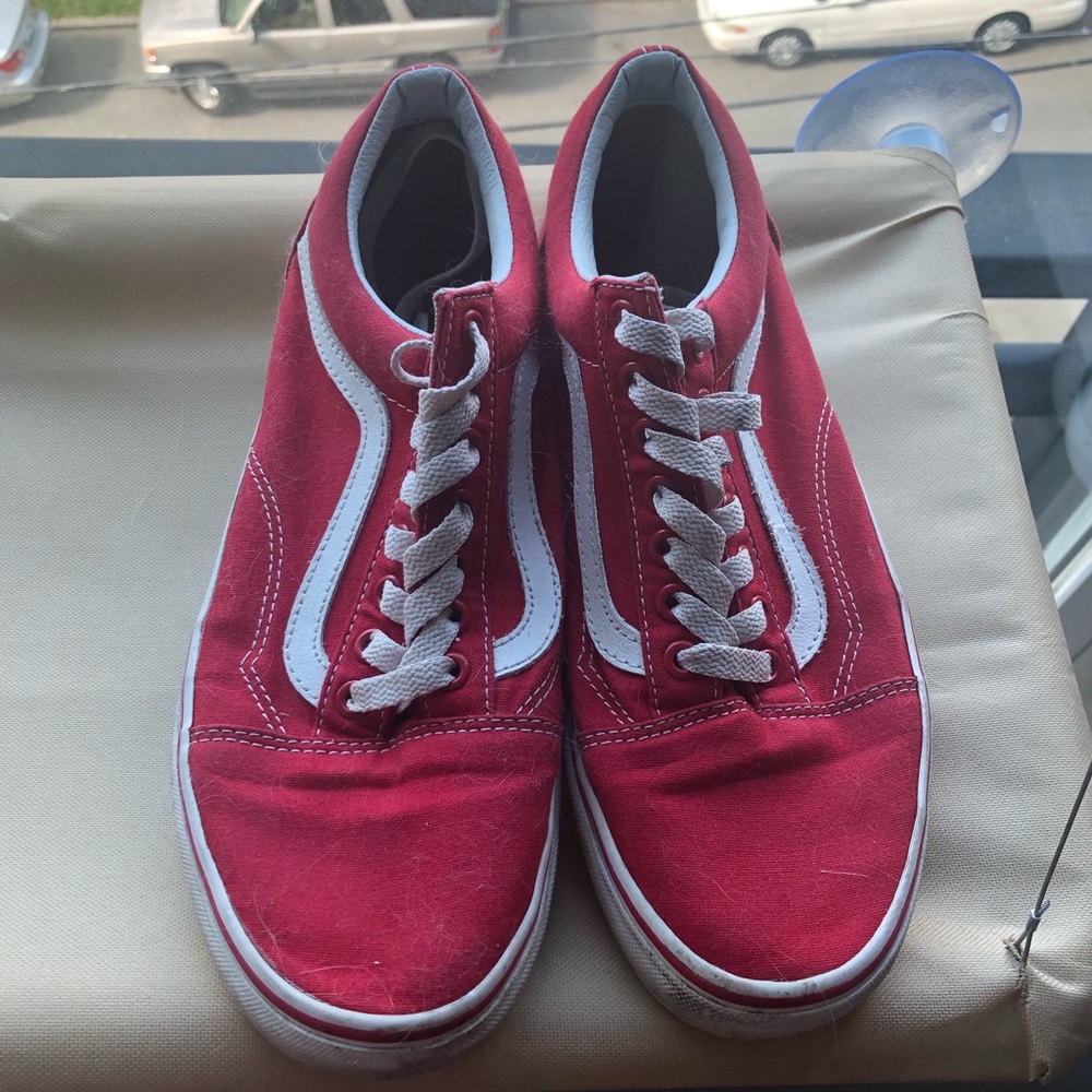 Red Old Skool Vans
